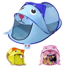 Детская палатка, детская всплывающая палатка для помещений и улицы, детский игрушечный домик со львом, детская складная палатка для альпинизма, морской бассейн с мячом