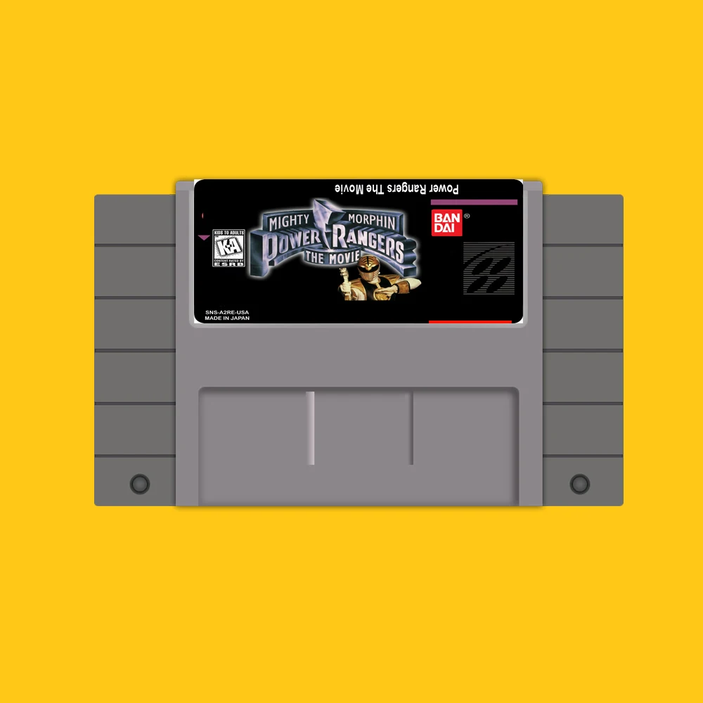 

Hot 46 Pin 16 Bit NTSC Game Cartridge - Power Rangers The Movie