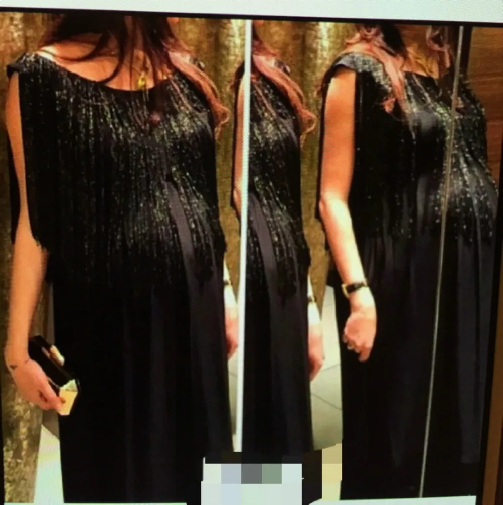 

Black Evening Dress for Pregnant