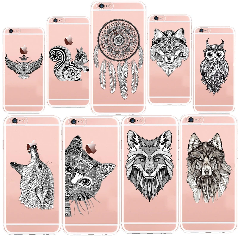 Милые чехлы с изображением кошек и собак для iphone X 6 6S 6Plus 6SPlus 7 7Plus 8 Plus чехол из