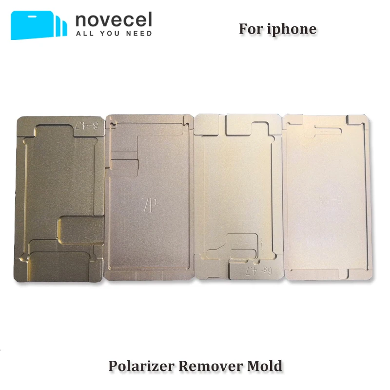 

Novecel Polarizer mould with mat for iphone 6 6s 7 8 plus LCD remove polarizer film glue adhesive mould for screen repair