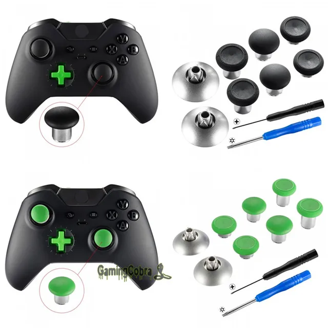 Best Offers Magnetic Metal Analog Stick Thumbstick Grips for Xbox One X S / for Xbox One Elite / for PS4 Pro Slim Controller -XOJ20