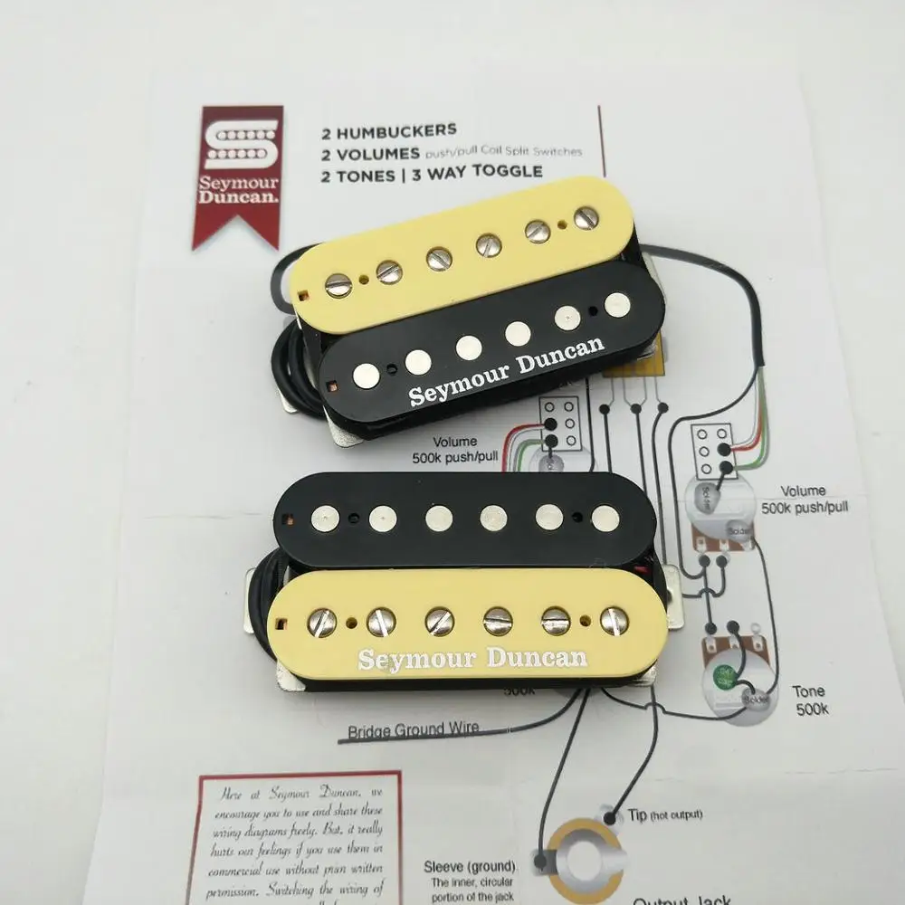 

SD Guitar Pickups SH1n 59 Model SH4 JB Humbucker Electric Guitar Pickups zebra Set With original package