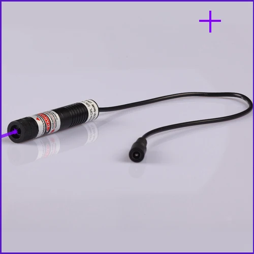 

80mW 405nm Cross (Gauss beam) Violet laser alignment with power supply, Plug and use, SIZE 16X72mm