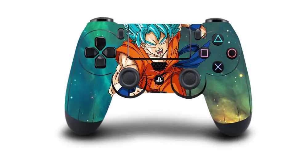 1 шт. аниме Dragon Ball Супер PS4 Кожа Наклейка для sony PS4 Playstation 4 Dualshouck 4 игры PS4 контроллер наклейка - Цвет: QBTM0574