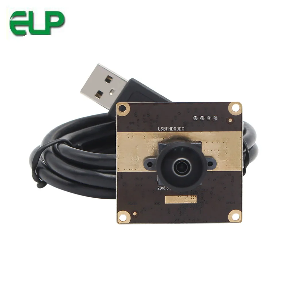 USB камера широкоугольная рыбий глаз с поддержкой Full HD 1080P и коррекцией