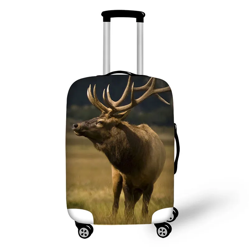 Animal Elk Print Travel Accessories Suitcase Protective Covers 18-32 Inch Elastic Luggage Dust Cover Case Stretchable Animal Elk Print Travel Accessories Suitcase Protective Covers 18-32 Inch Elastic Luggage Dust Cover Case Stretchable