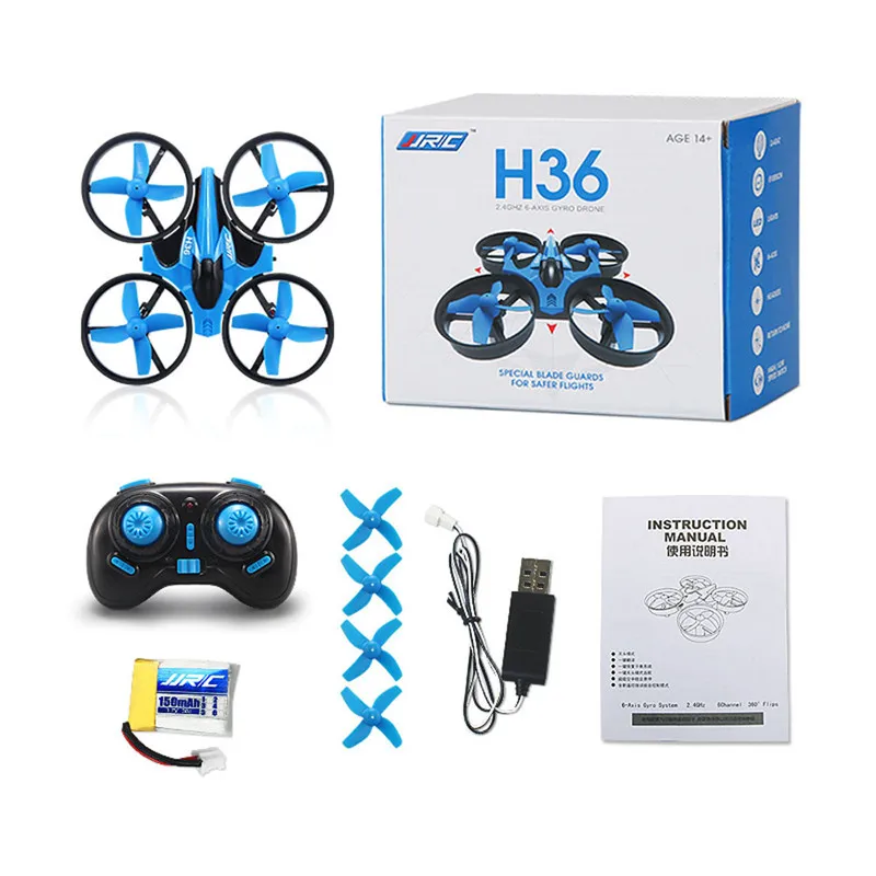 

Original JJRC H36 RC Drone 2.4G 4CH 6-Axis Gyro RTF Quadcopter 3D-Flip Headless Mode One-Key Return Anti-Crush UFO Mini Drones45