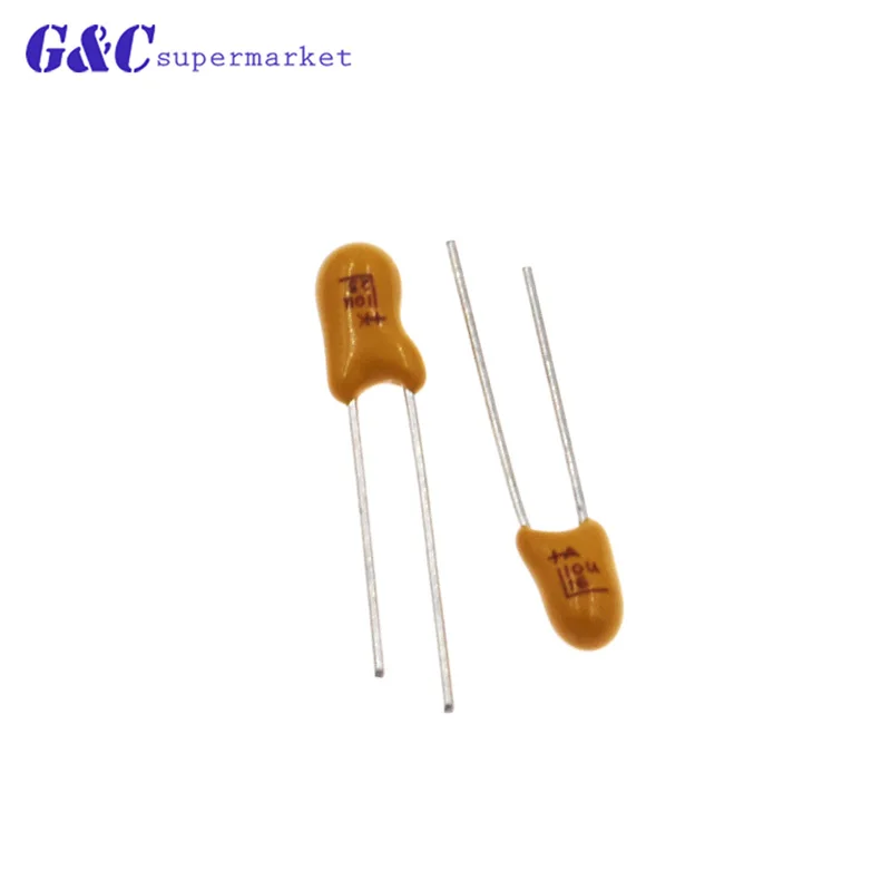 

10PCS16/25V 106 10UF Tantalum Capacitor 2.54 DIP BBC