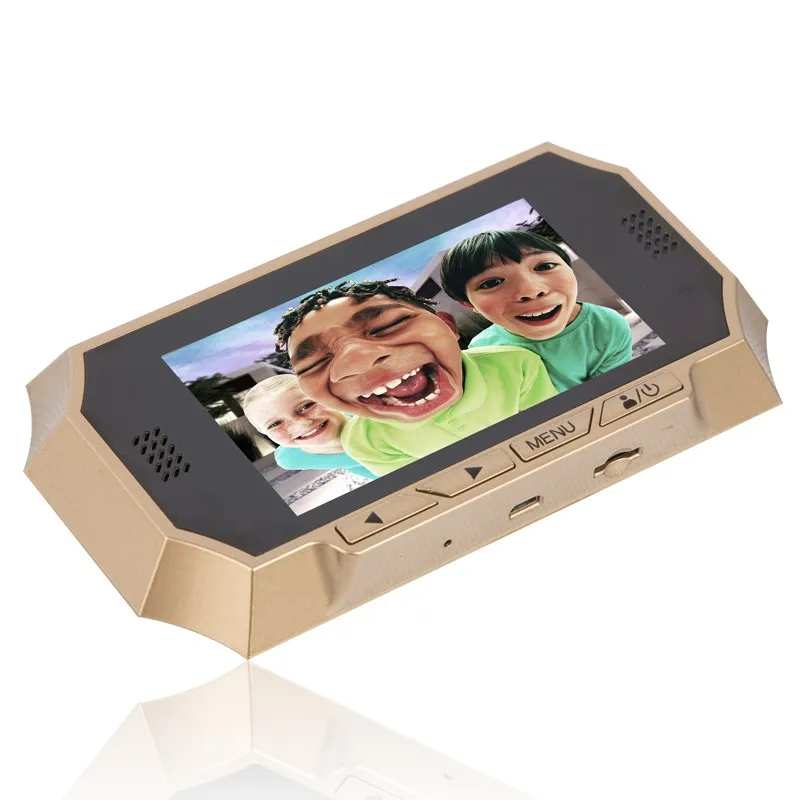 HD 3mega-pixels 4.3 дюймов ЖК-дисплей Дисплей 720 P видео-телефон двери 160 градусов Широкий формат