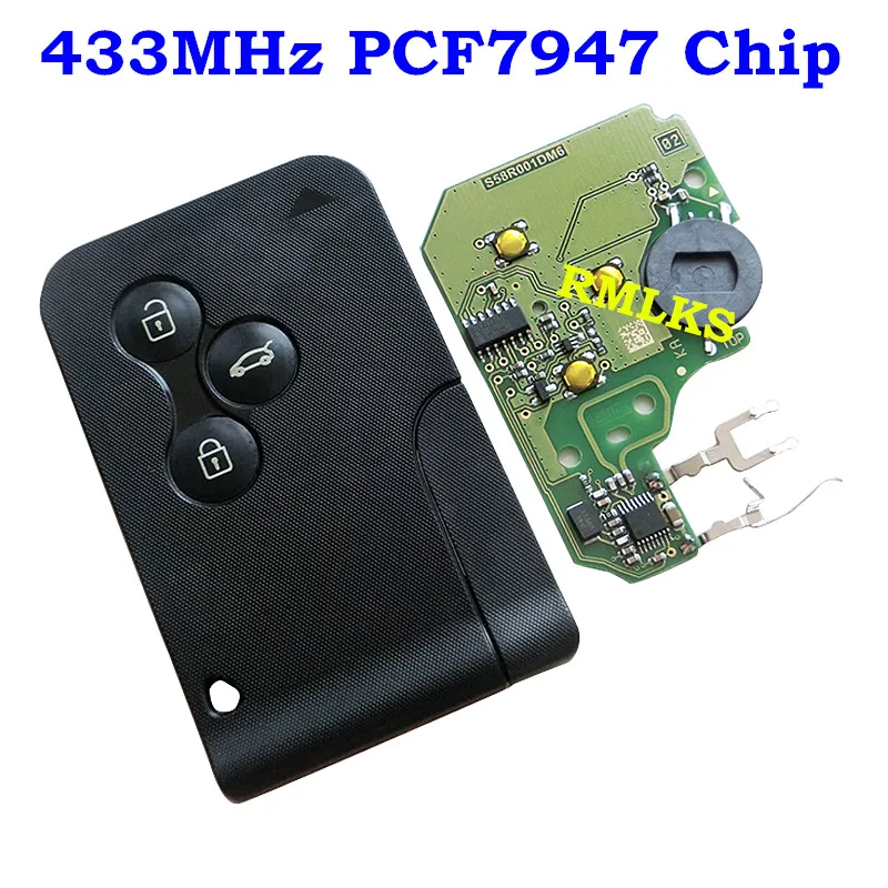 Smart Key Card for Renault Megane II Scenic II Grand