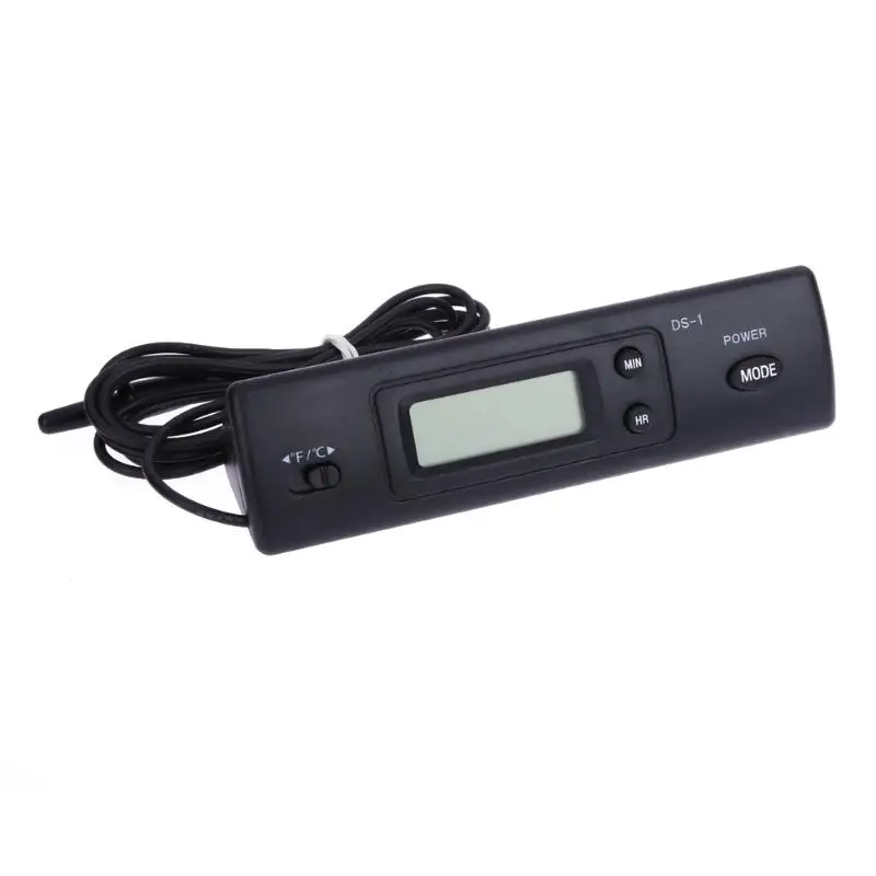 Цифровой термометр Авто ЖК-дисплей в часы для автомобиля дома транспортного средства