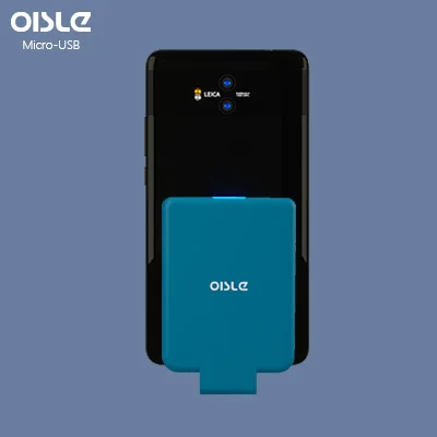 Qi беспроводной приемник power Bank для iPhone 7/samsung Galaxy S5/Xiaomi Redmi Note 5 Чехол для зарядного устройства - Цвет: MP282X-03 D BLUE