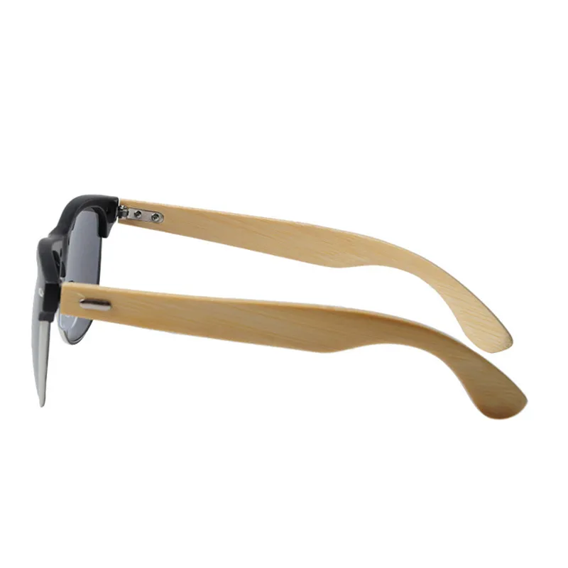LONSY Ретро Мужские деревянные очки Бамбуковые Солнцезащитные очки женские Брендовые спортивные очки Зеркальные Солнцезащитные очки UV400 линзы LS5119