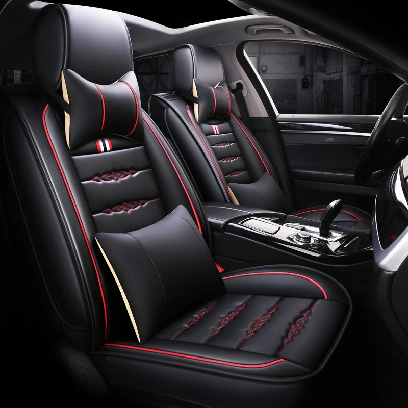 pu leather car seat cover auto seats covers for honda CR-V crv accord HR-V hrv airwave brv br-v city crosstour stream fit