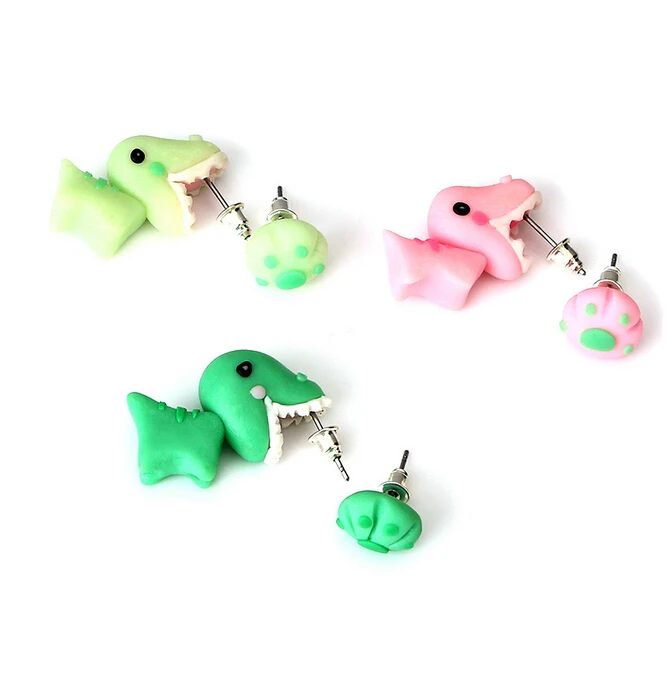 Женские серьги гвоздики из полимерной глины 3 цвета|studs earrings fashion jewelry|earings jewelryearrings