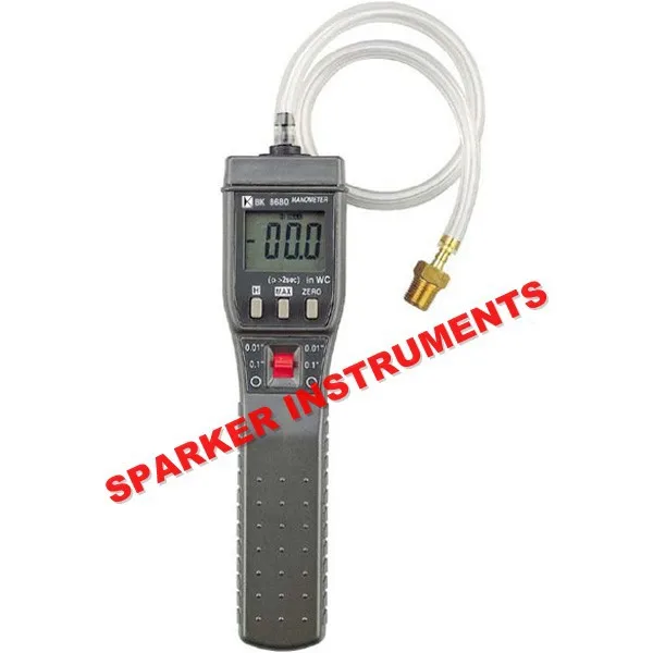 NEW Bokles BK8680 Digital Manometer Gas Flow Pressure measurement Meter