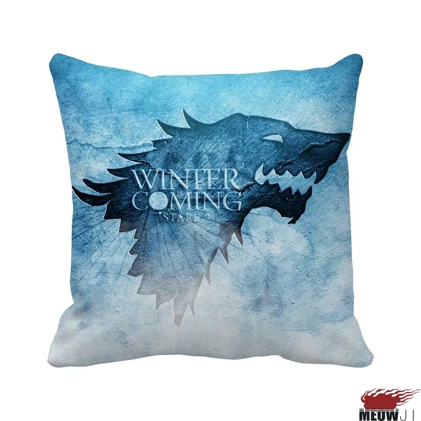 

Winter Coming Game of Thrones Multi Size Throw Pillow Case Free Shipping