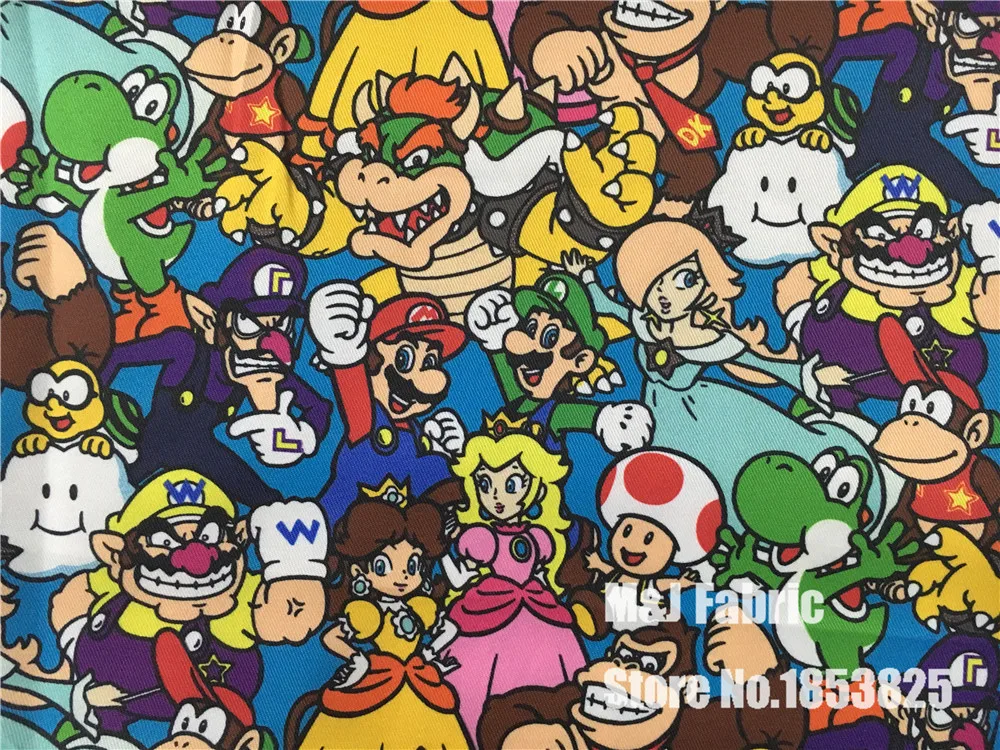 145x100 cm dos desenhos animados super mario bros família poliéster