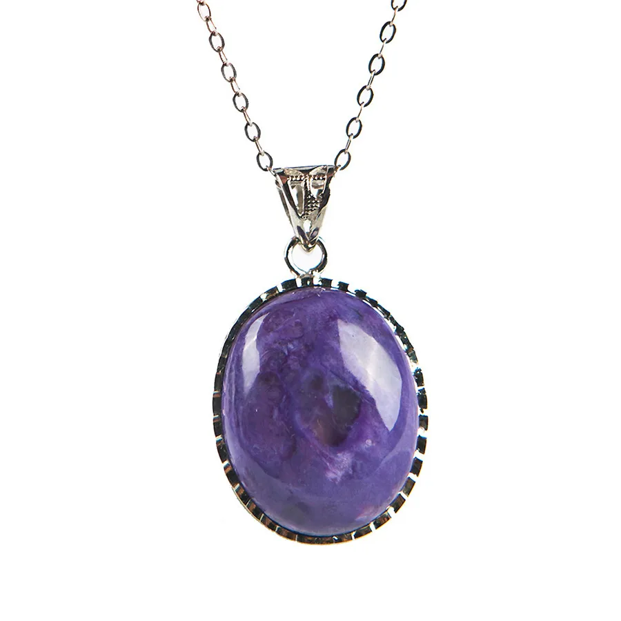 Purple gemstone necklace Clearance