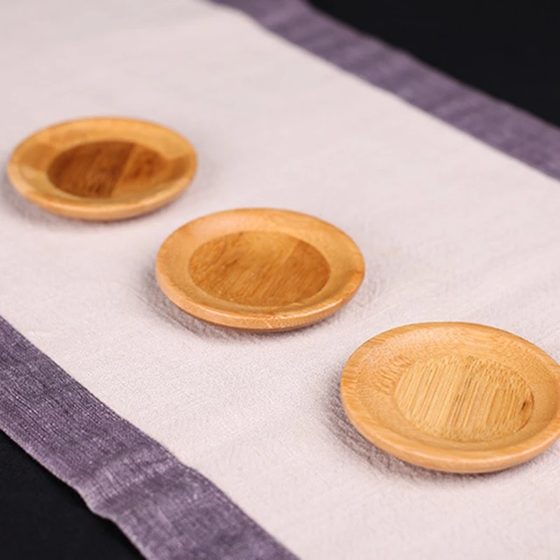  Hot Sale Handmade Tea Mat Coaster Saucer Insulation Mat Table Mat Tea Tray Tea Tray Bamboo Teapot T