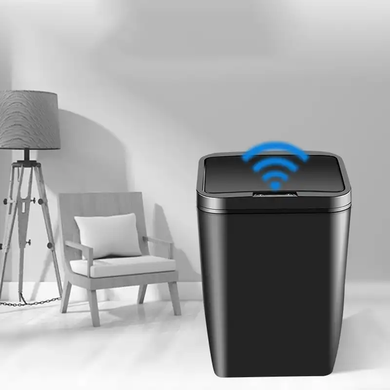 Automatic Sensor Kitchen Waste Dust Bins Inductive Rubbish Swing Waste Dust Bins Inductive Rubbish Swing