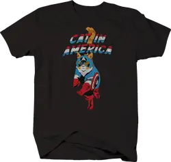 Футболка с изображением кота в Америке супергероя капитана кота; повседневные хлопковые футболки с круглым вырезом