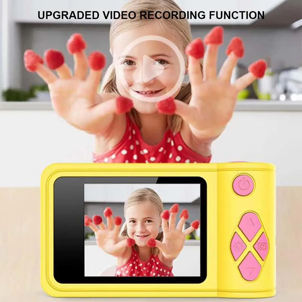 Мини 2,0 дюймовый hd-монитор ребенок 1080 P Цифровая камера ребенок цифровой видео детская камера игрушка на день рождения подарок