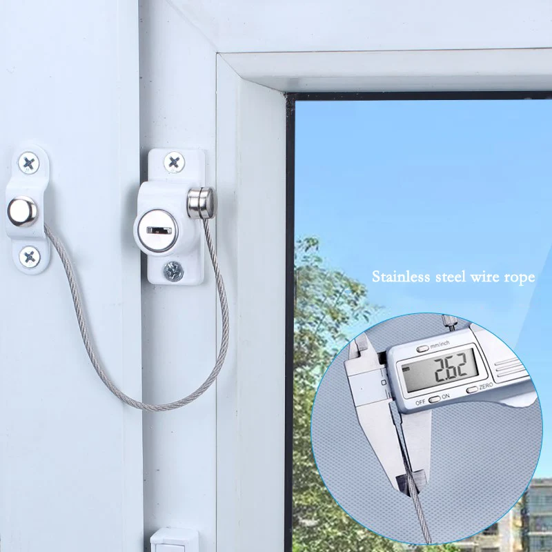 Sliding window Lock children stainless steel lock Latches Door Security