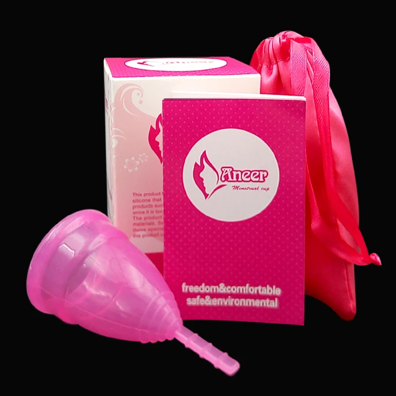 

Wholesale 5 pcs/Lot Aneer Copo Menstrual Silicone Menstrual Cup For Women Feminine Hygiene Product Menstrual Care Copa Menstrual