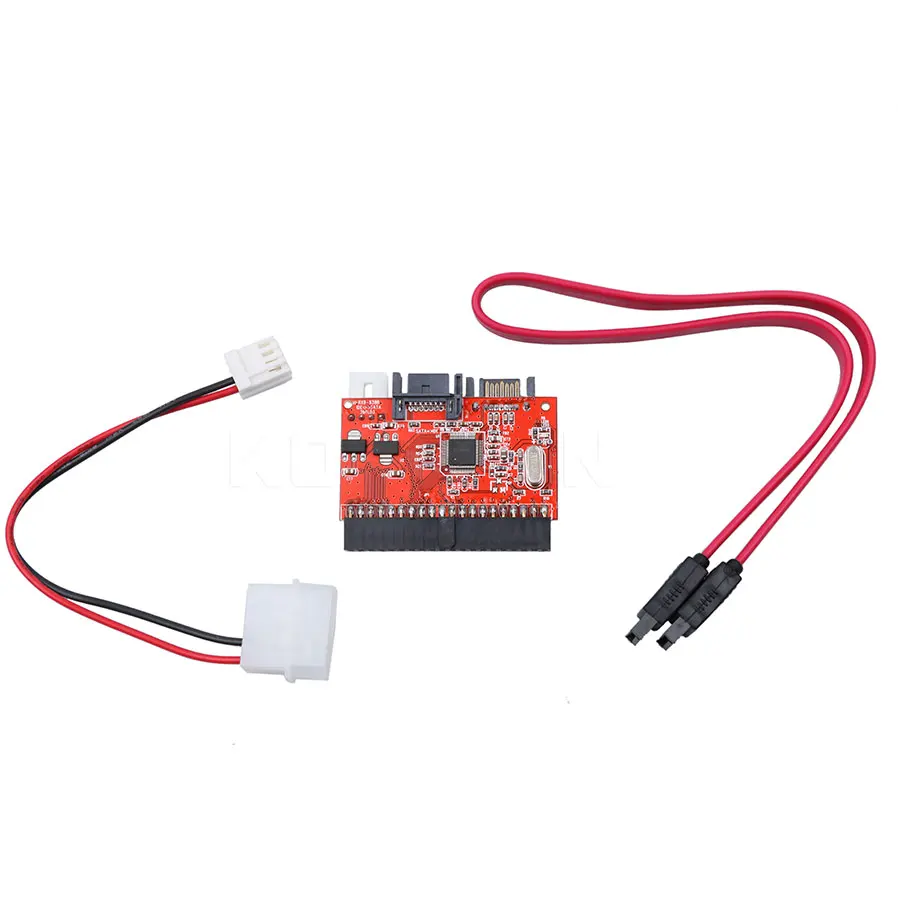 

kebidu 2 in 1 SATA to IDE Adapter Converter 40 pin Disk Driver Support for ATA 133 100 HDD CD DVD Adaptor