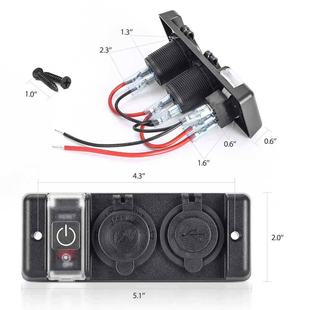 MICTUNING Breaker Switch Panel07