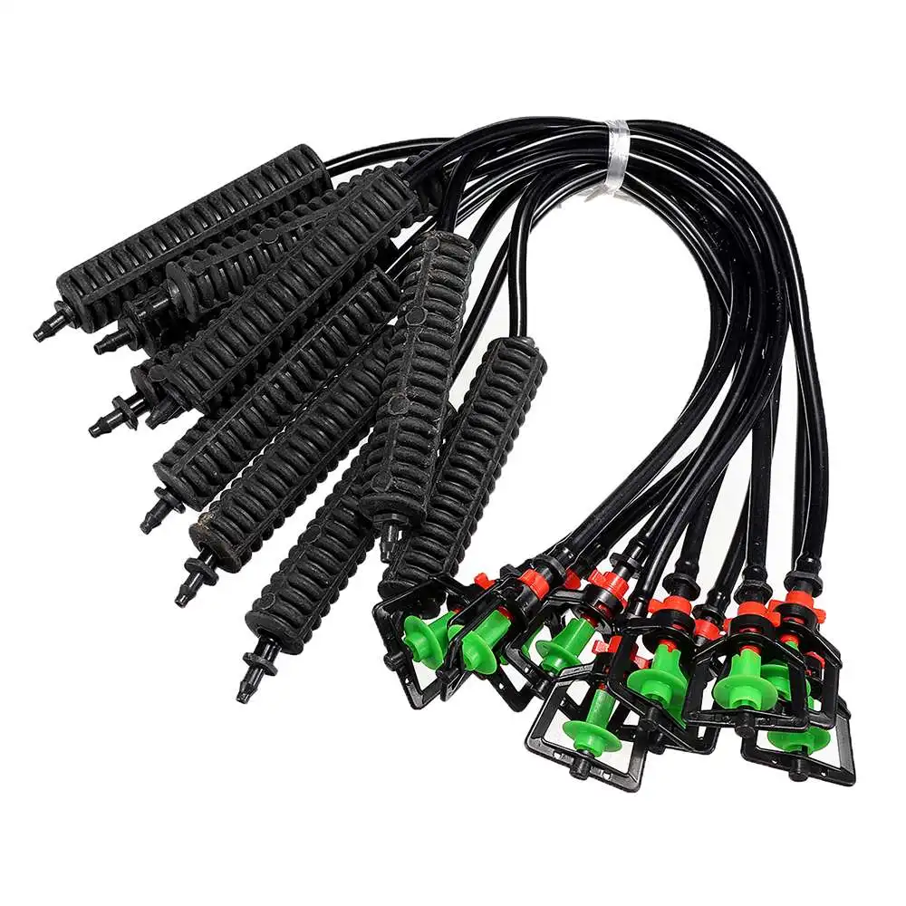 10Pcs Spray Sprinkler Rotating Automatic Watering Garden Lawn Greenhouse Irrigation Agricultural Atomization Anti-drip Device