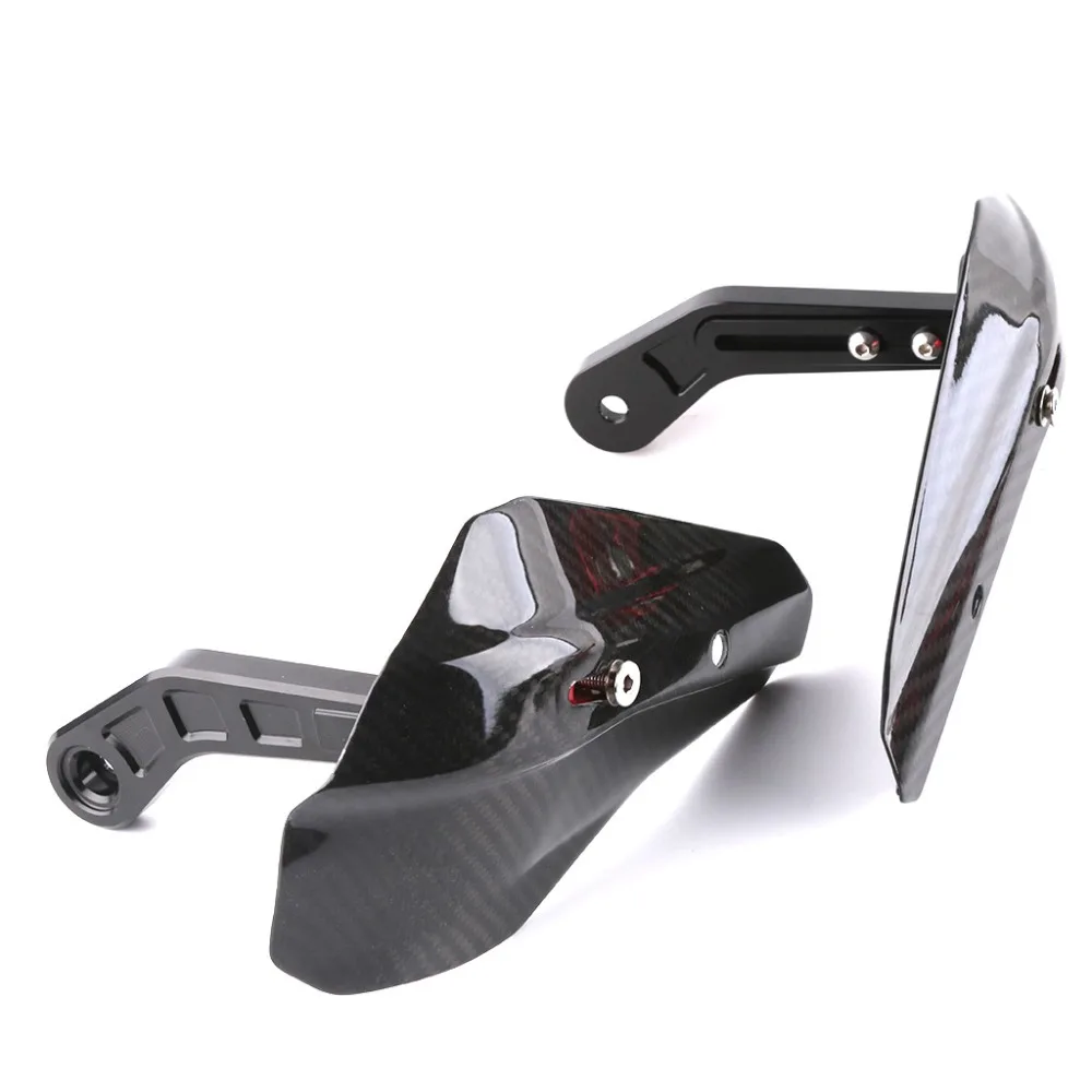 

Carbon Fiber Universal Motorcycle Adjustable Handlebar Hand Guards Handguard Protector Protection For Honda Suzuki Yamaha KTM