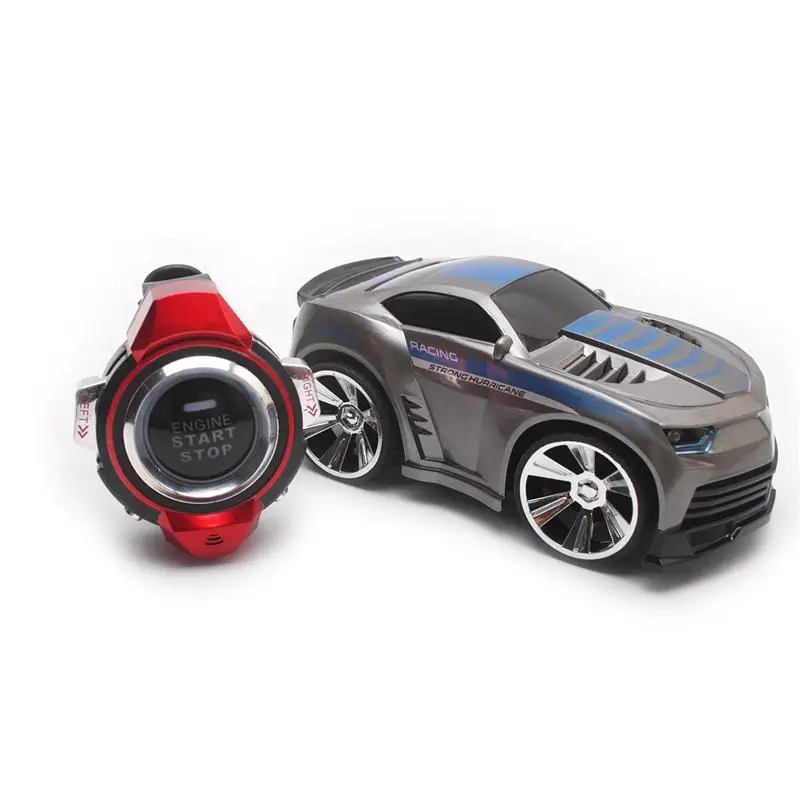 Mini voiture RC 4 canaux avec montre intelligente télécommande voitures sur la Radio RC jouets pour enfants