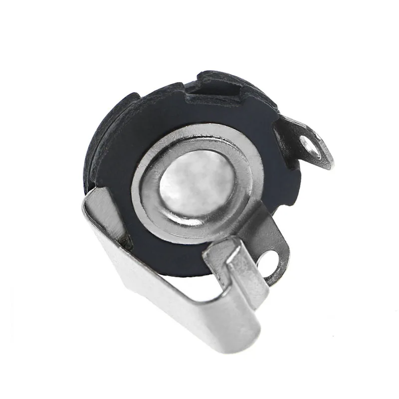 Черный моно разъем для электрогитары запасные части прочный 6,35 мм Высокое качество