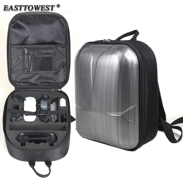 $65  Easttowest DJI Spark Accessories Hard Shell DJI Spark Backpack Waterproof Storage Bag for Spark Bod