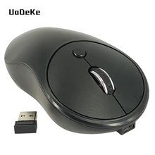 

Free Shipping Rechargeable Mouse Symmetrical Wireless Mouse is suitable for right and left hands PC laptop desktop computer