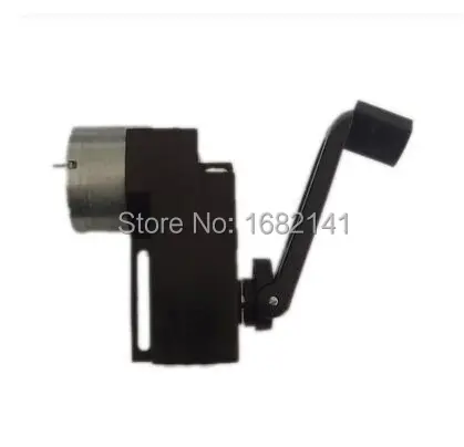 

DIY Portable Charger Handle Hand DC Crank power Generator Dynamo Hand Flashlight generator For DIY 100-300mA 15V/1000r