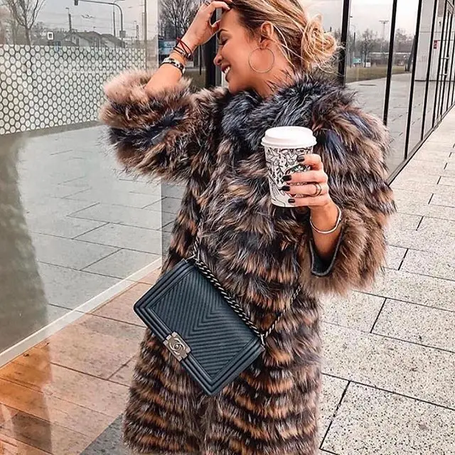 

90CM long real fox fur coat, high quality natural silver fox, red fox fur, ladies jacket, fashion light and warm, wool weaving,