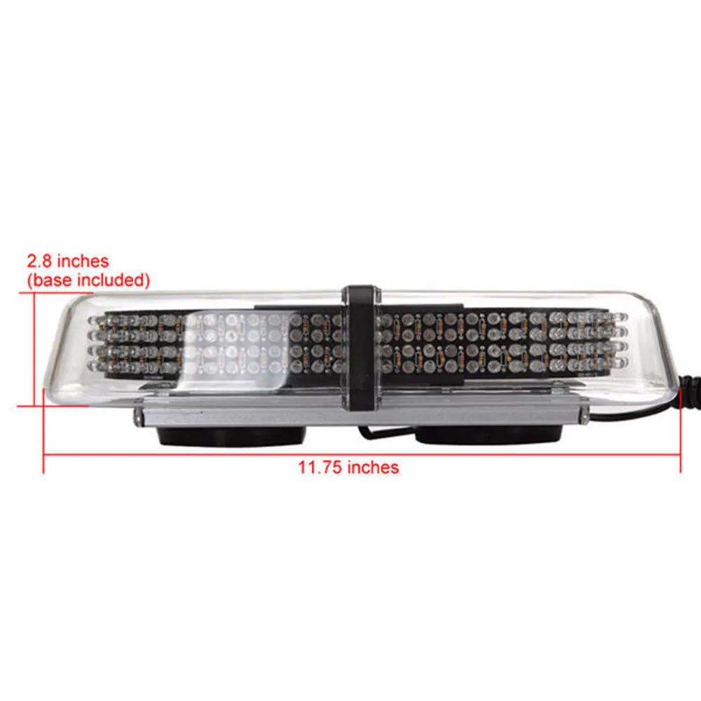 Amber 240 LED Strobe Light Warning Emergency Flashing Car Truck Construction Car Vehicle Safety (6)
