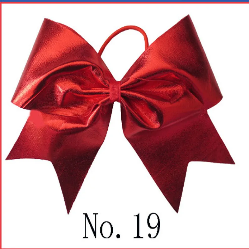 10 BLESSING Good Girl 7 Inch Spangle Cheer Leader Bow Elastic Flash Wholesale