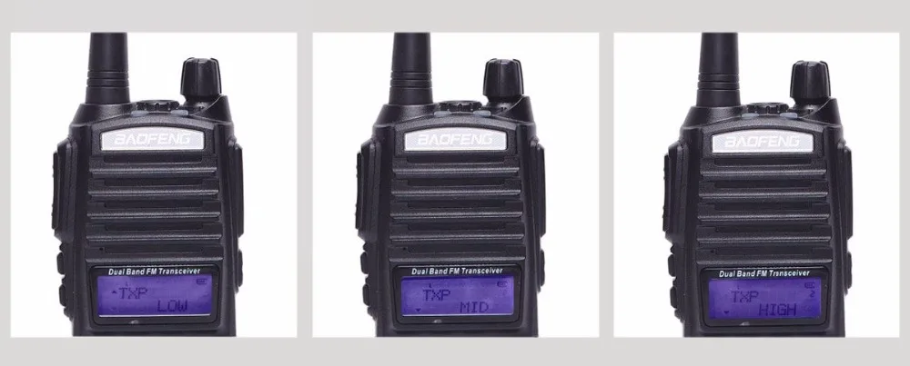 BAOFENG UV-82 плюс правда 8 Вт высокое Мощность VHF/UHF Dual Band двухстороннее радио UV82 плюс портативной рации с 2-PTT Акустическая трубка Гарнитура