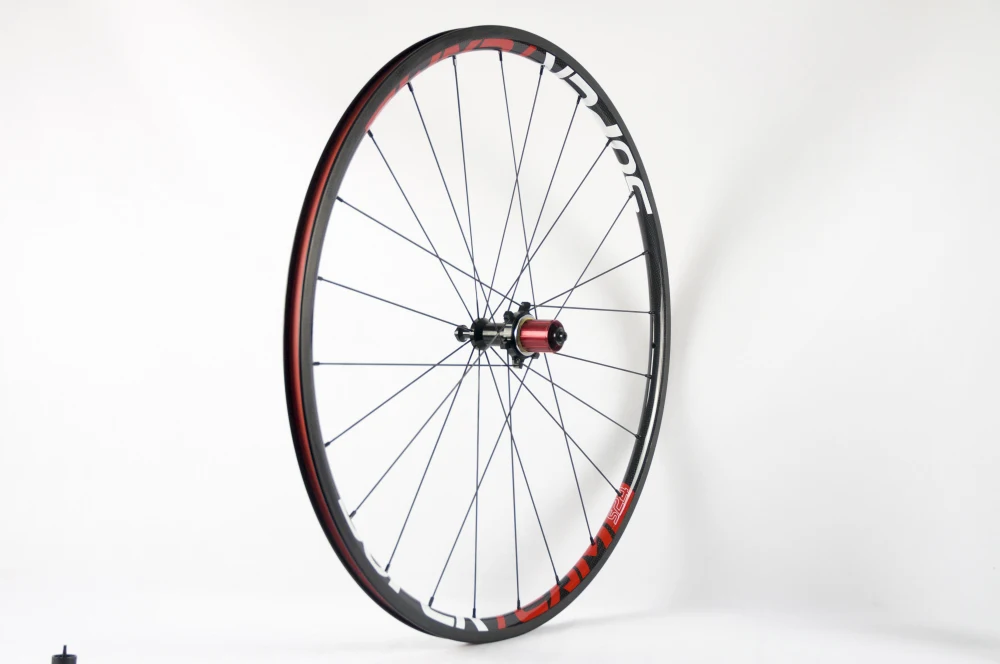 Clearance Superteam 24mm Clincher Wheelset 700c Carbon Wheelset Glossy Finish 7