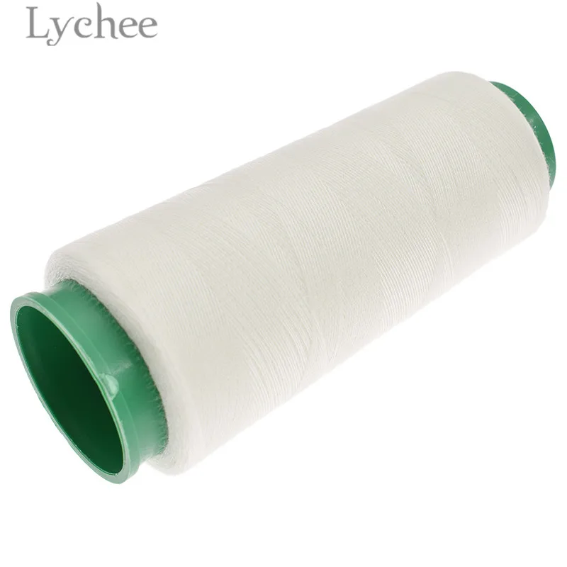 Lychee 1000 м Водорастворимая швейная нить сырье белая DIY Швейные принадлежности