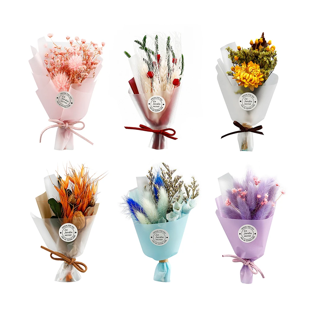 Mini Artificial Gypsophila Flower Bouquet Valentine's Day Gift Home Garden Decoration Dried For Wedding DIY Craft Decor | Дом и сад