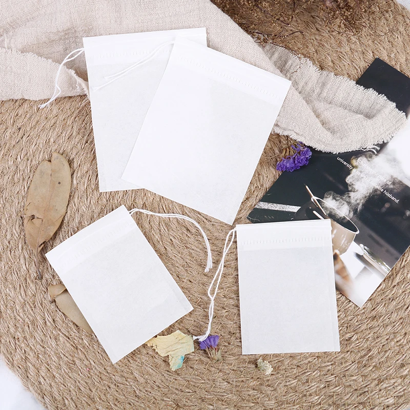 Teabags Empty Tea Bags With String Heal Seal Filter Paper for Herb