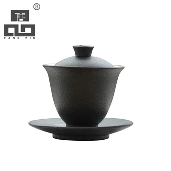 

TANGPIN ceramic gaiwan teacup teapot porcelain chawan chinese kung fu tea set 140ml