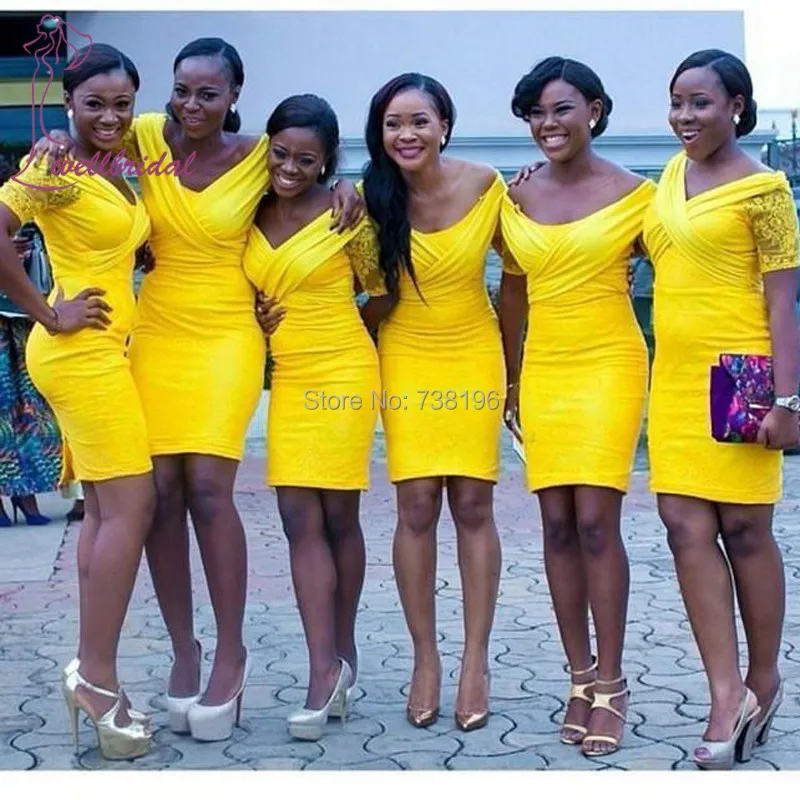 New-Arrival-Sexy-Short-Bridesmaid-Dresses-Yellow-Sample-Sheath-Ruffle-Plus-Size-Prom-Dresses-2015-Party.jpg