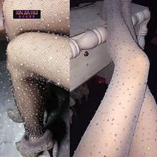 Handmade Rhinestone Socks Color Black Star Luxury Nightclub Singer Female DJ DS Shining Hot Drilling Pants Fishnet Stockings Handmade Rhinestone Socks Color Black Star Luxury Nightclub Singer Female DJ DS Shining Hot Drilling Pants Fishnet Stockings